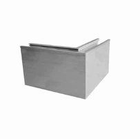 Eksternt hjørne for aluminiumskanalsystemer